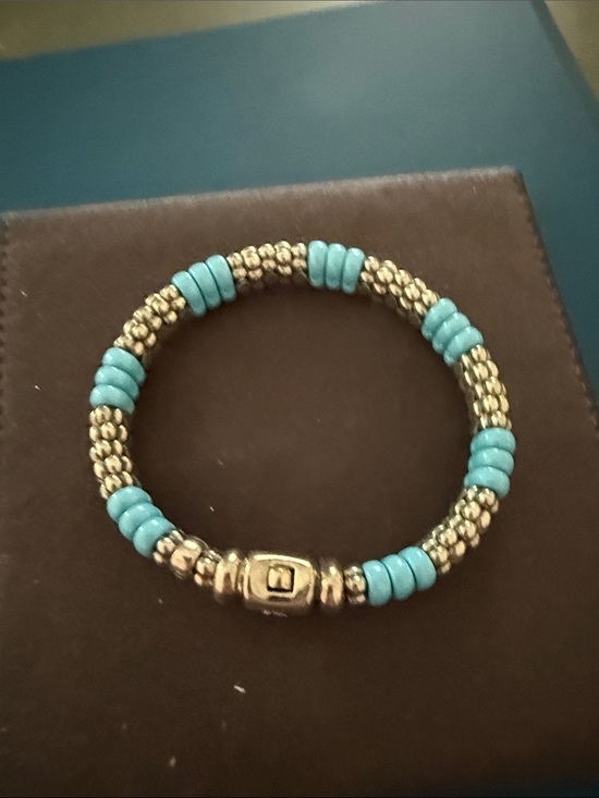 LAGOS Jewelry - LAGOS Turquoise and Silver Bead Bracelet